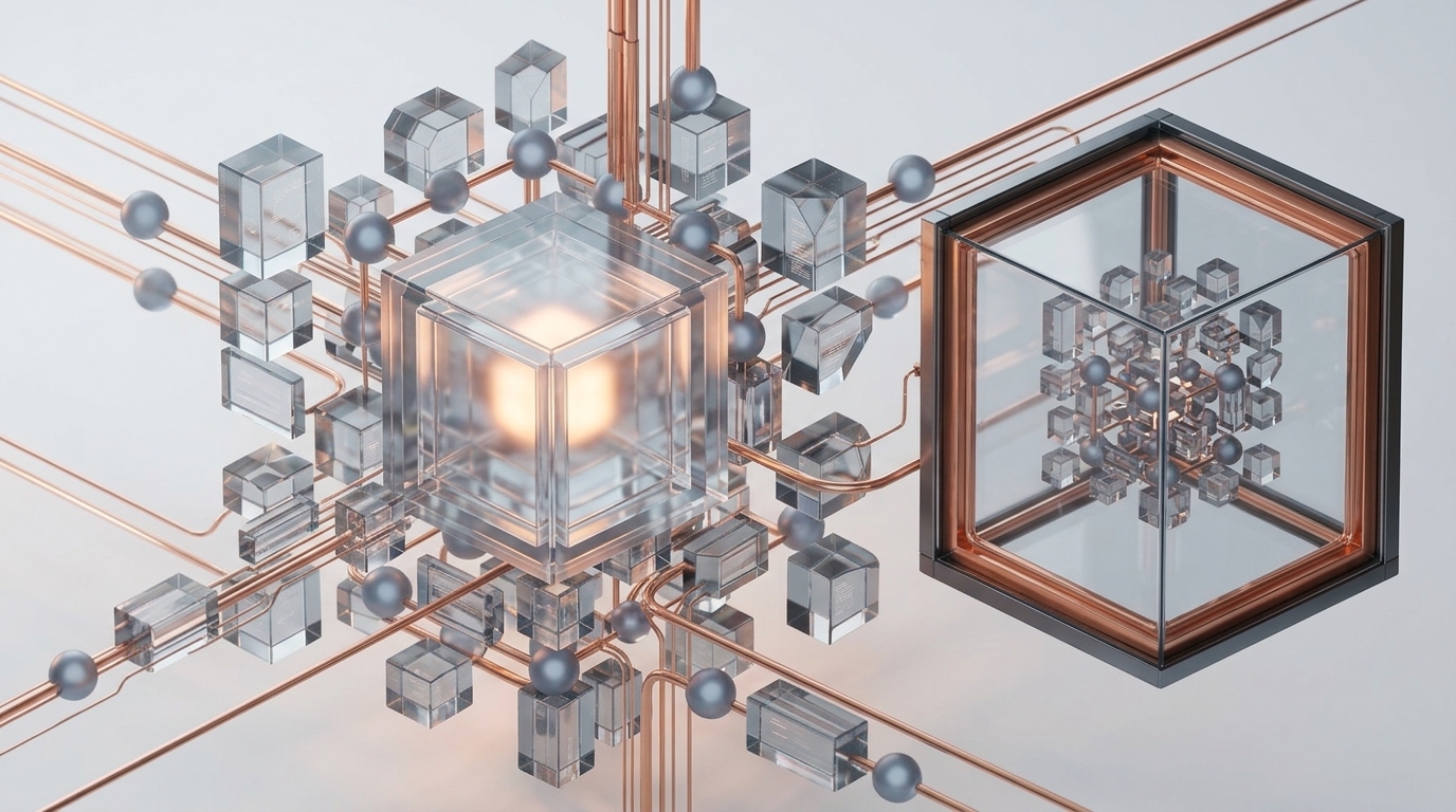 Abstract visualization of ZeroChain secure compilation